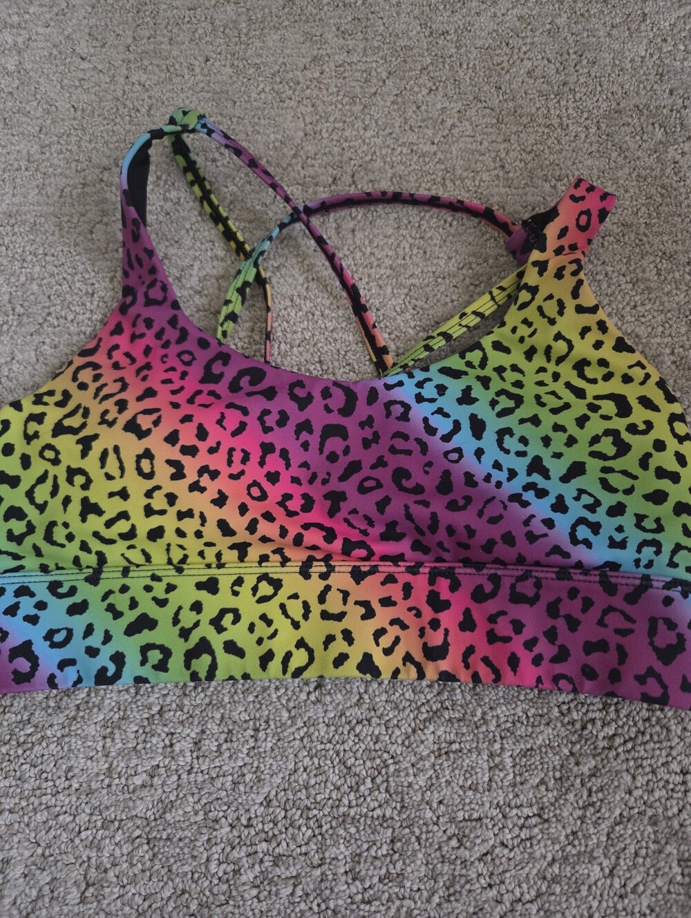 Zyia Multicolored Sports Bra Size Medium